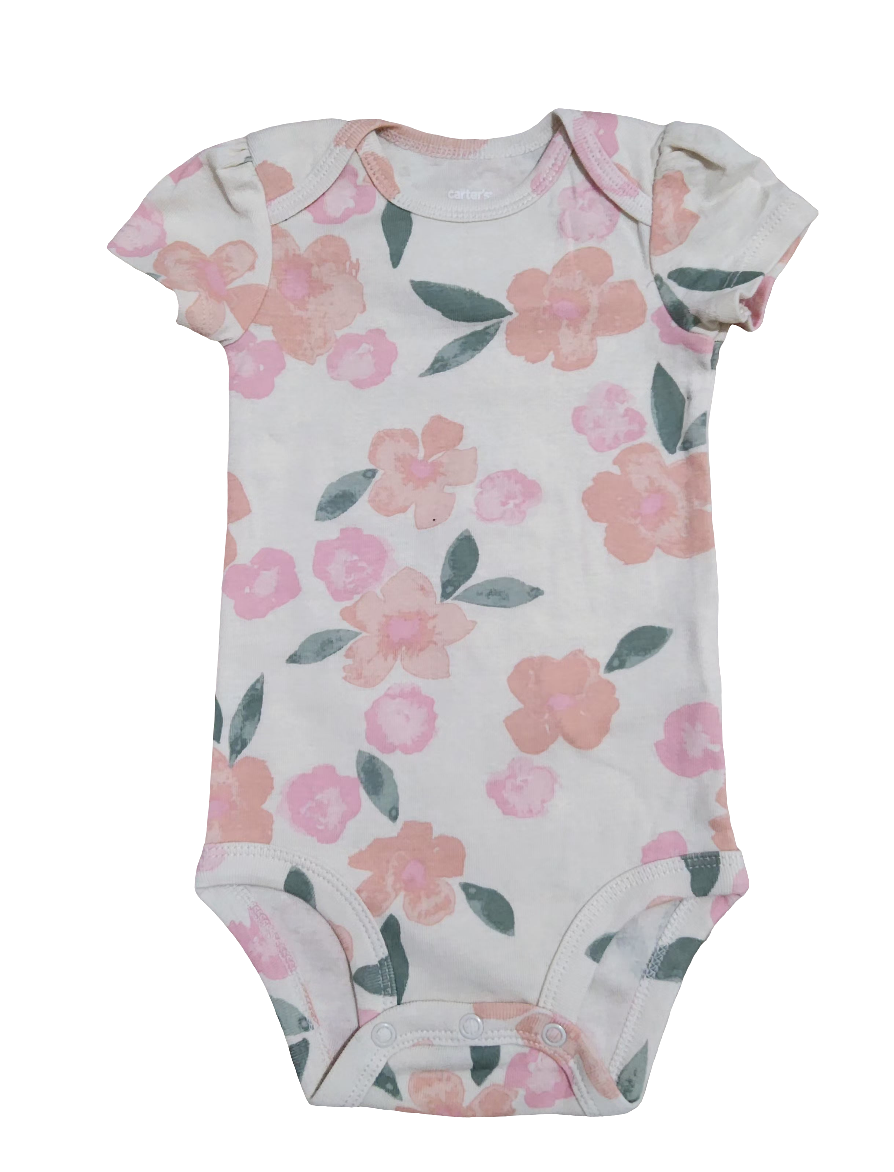Carter's kit body bebê menina 5 peças