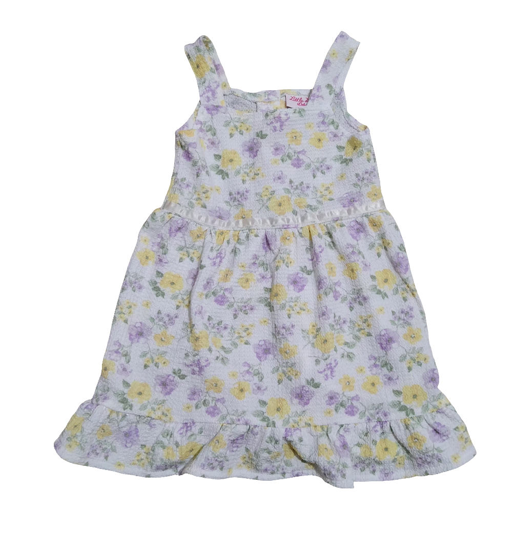 Little Lass conjunto vestido casaquinho e tiara 3 peças