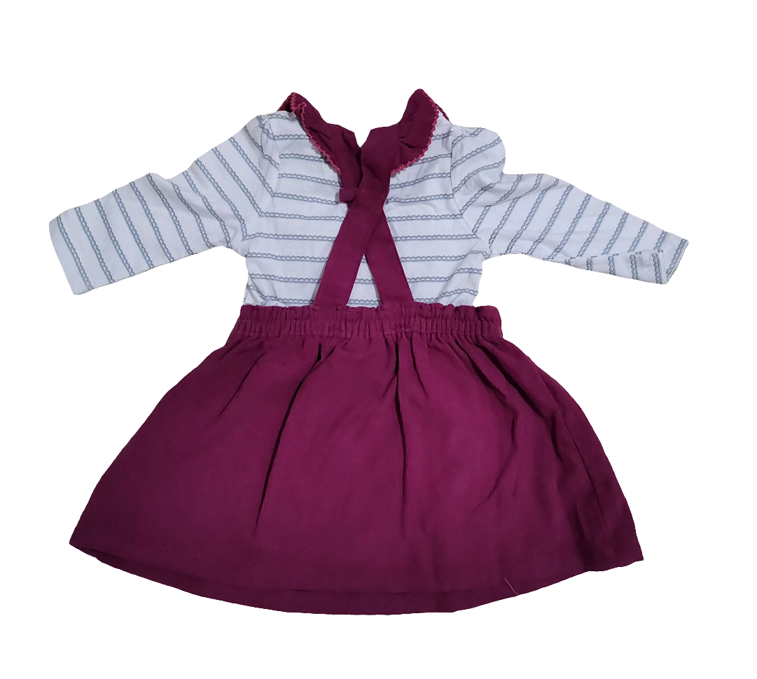 Nannette Vestido de bebê com blusa