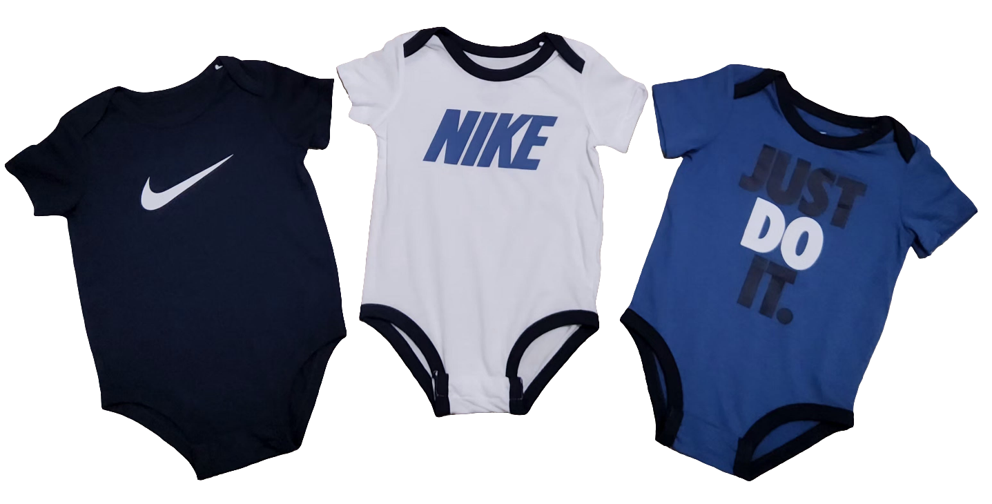 Nike kit body menino 3 peças
