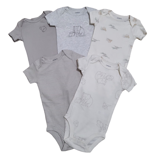 Carter's kit body bebê menino 5 peças