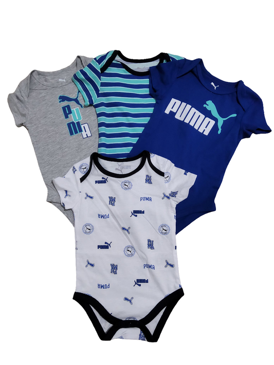 Puma kit body bebê 4 peças