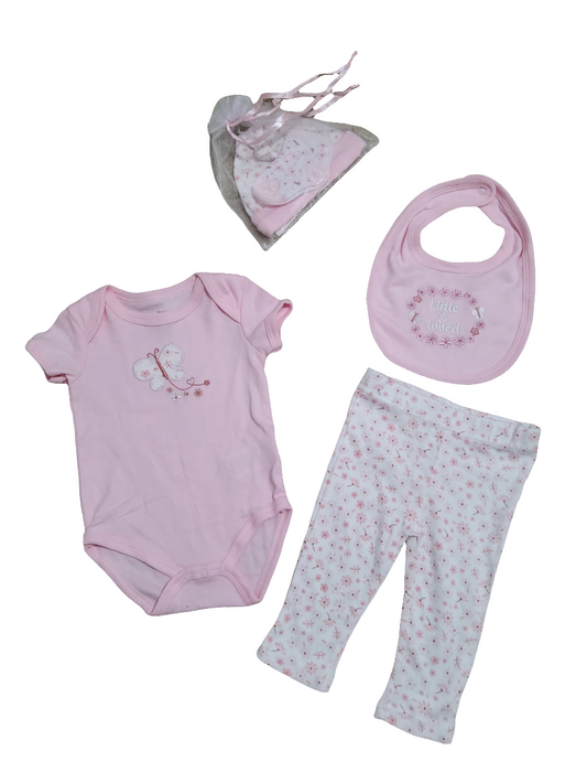 Kit bebê menina 5 peças
