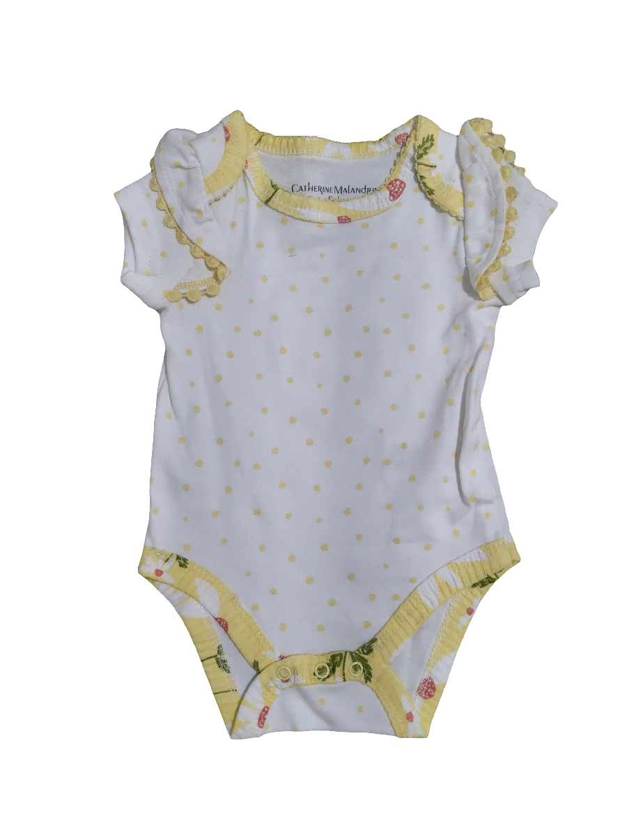 Catherine Malandrino bebe conjunto amarelo menina 4 peças