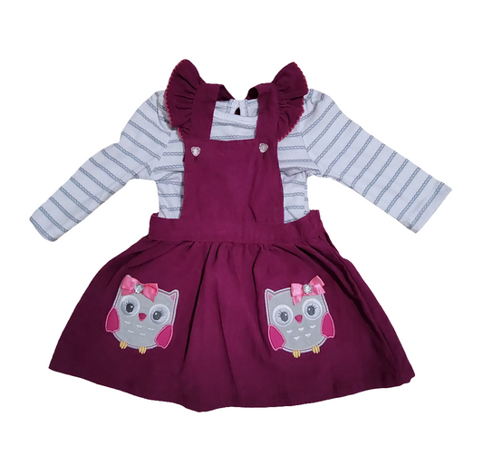 Nannette Vestido de bebê com blusa