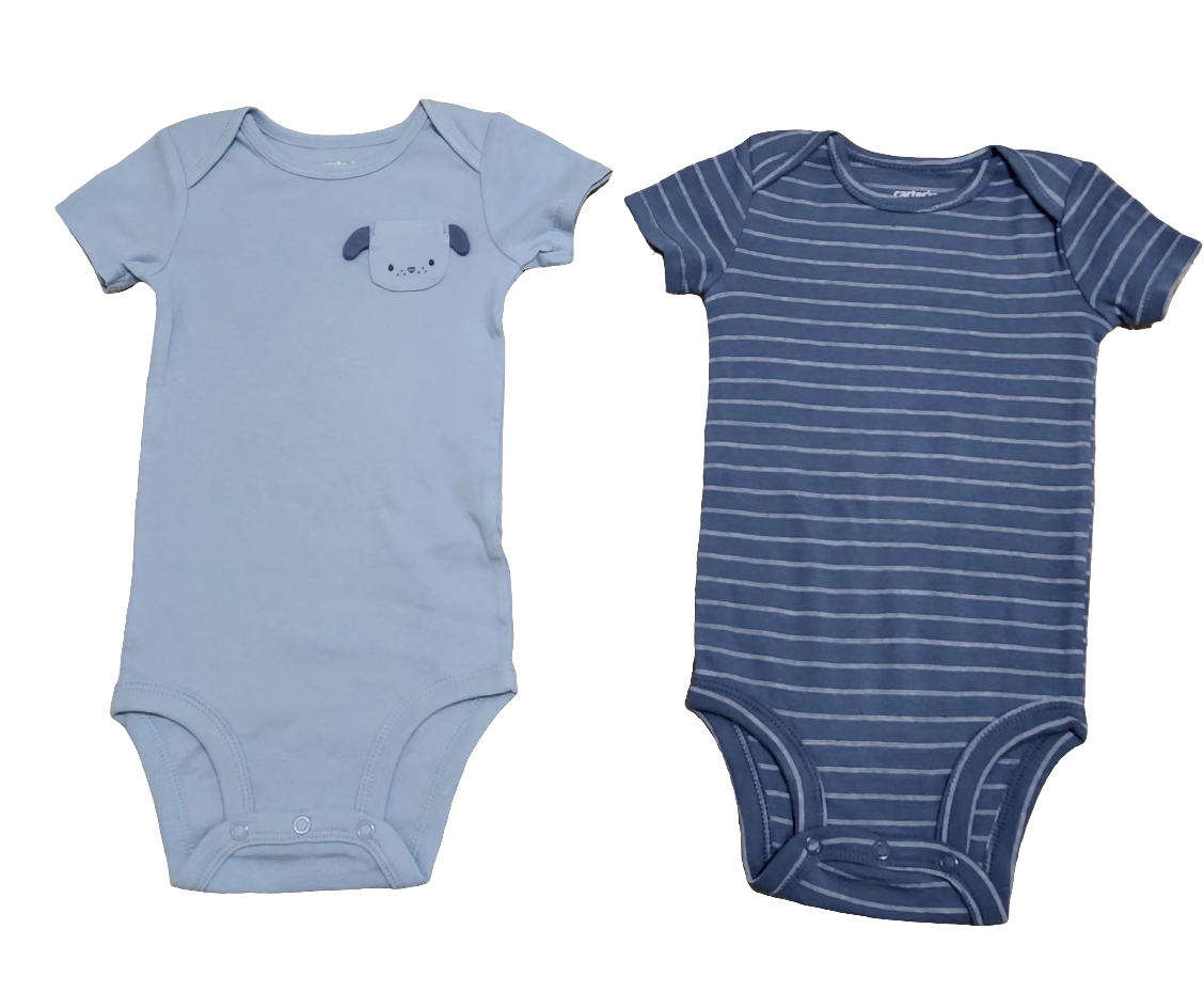 Carter's kit body bebê menino 2 peças