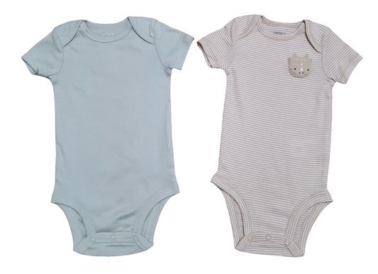Carter's kit body menino 2 peças