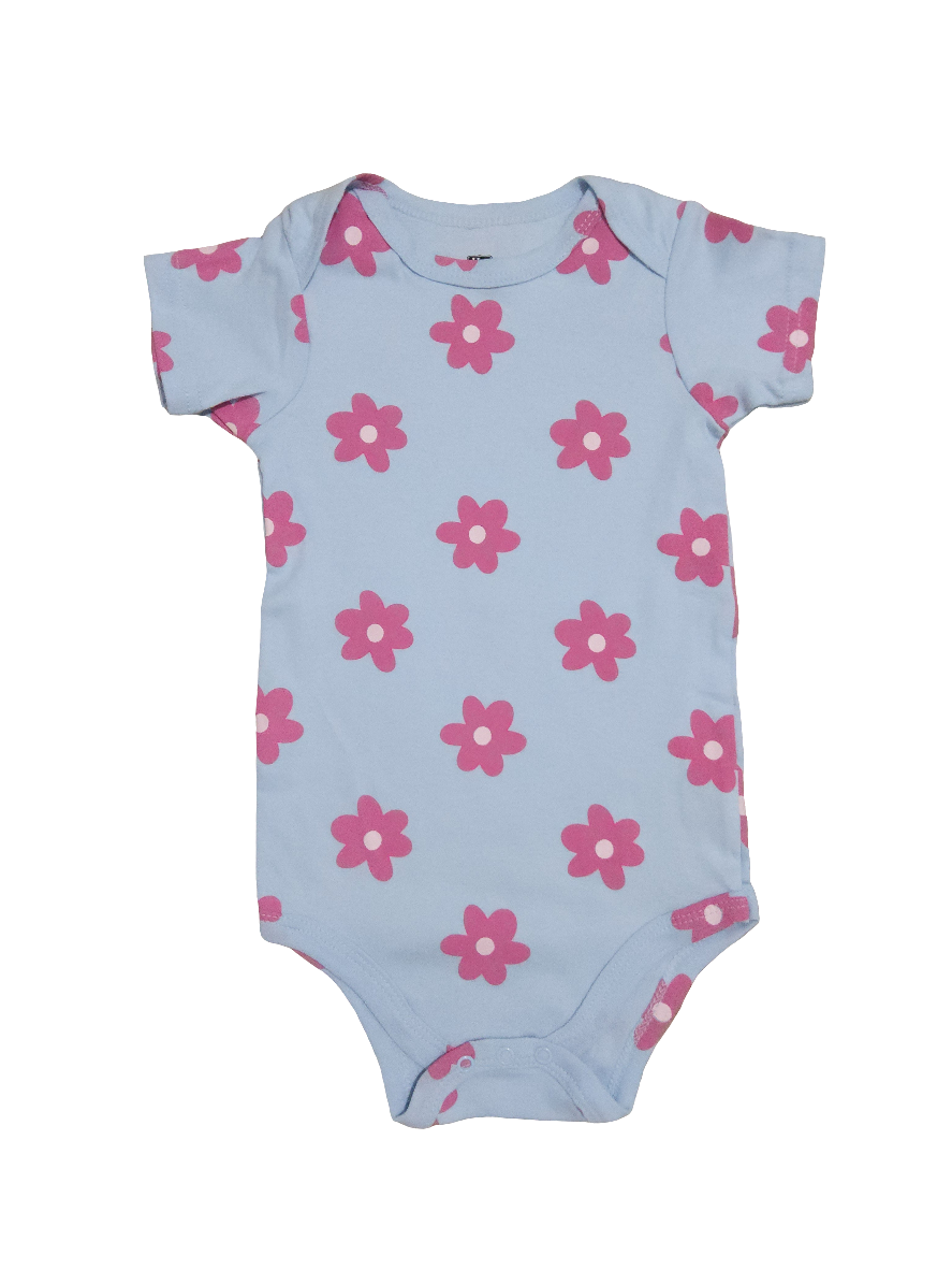 Hudson kit body bebê menina 3 peças manga curta 100% algodão